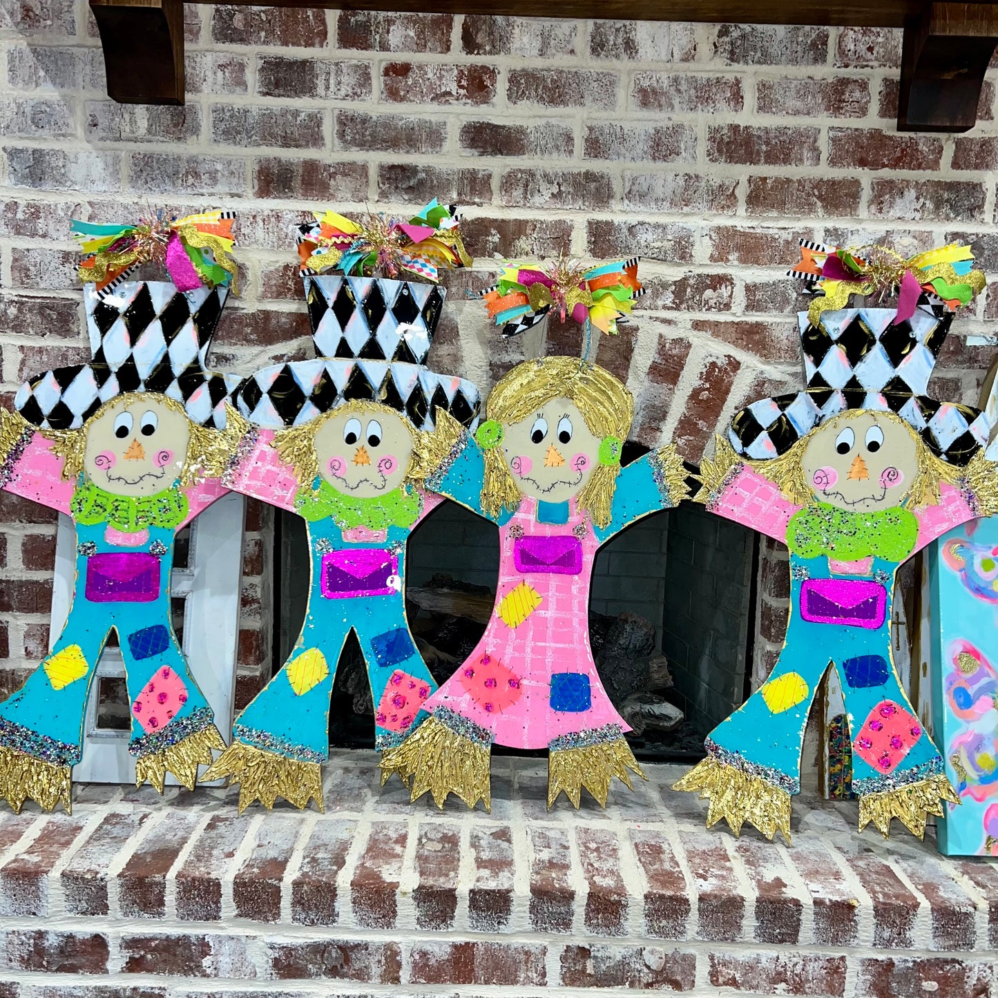 Sparkly Scarecrow DoorHanger