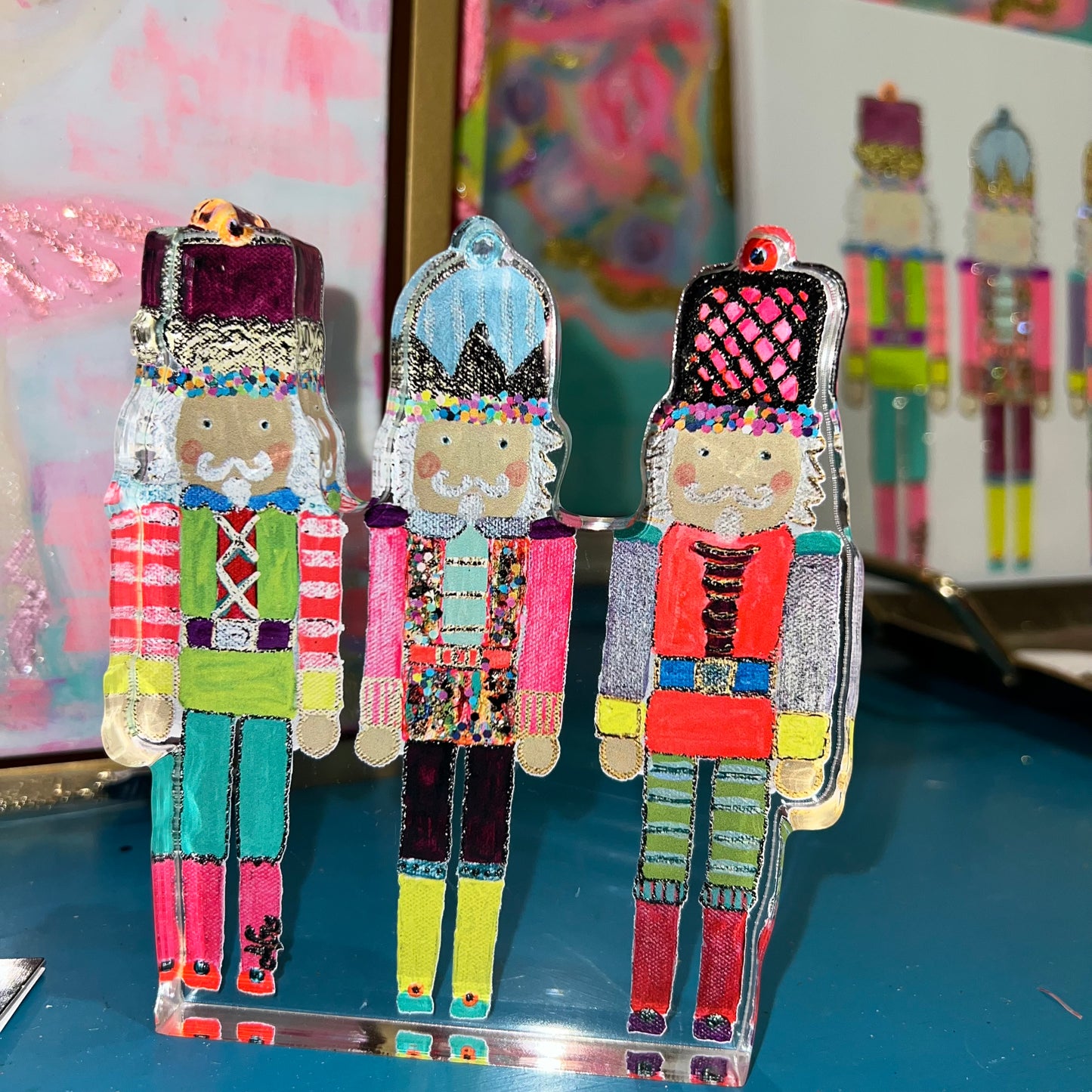 Acrylic Nutcracker Trio