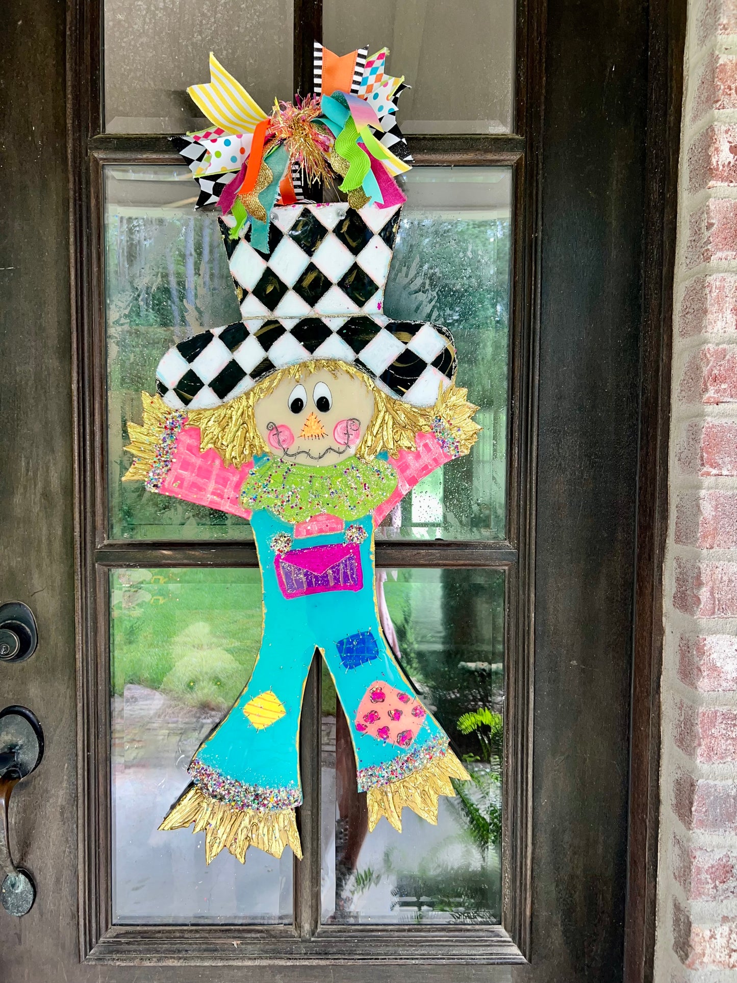 Sparkly Scarecrow DoorHanger