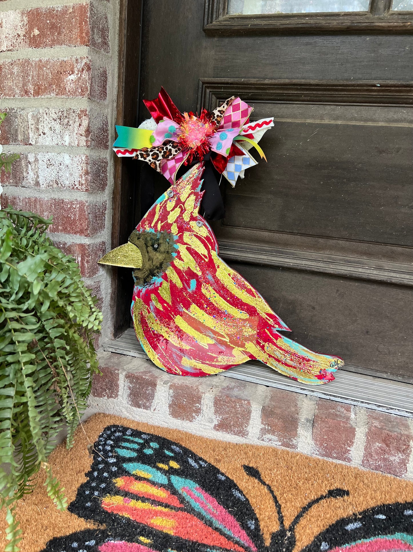 Cardinal door hanger