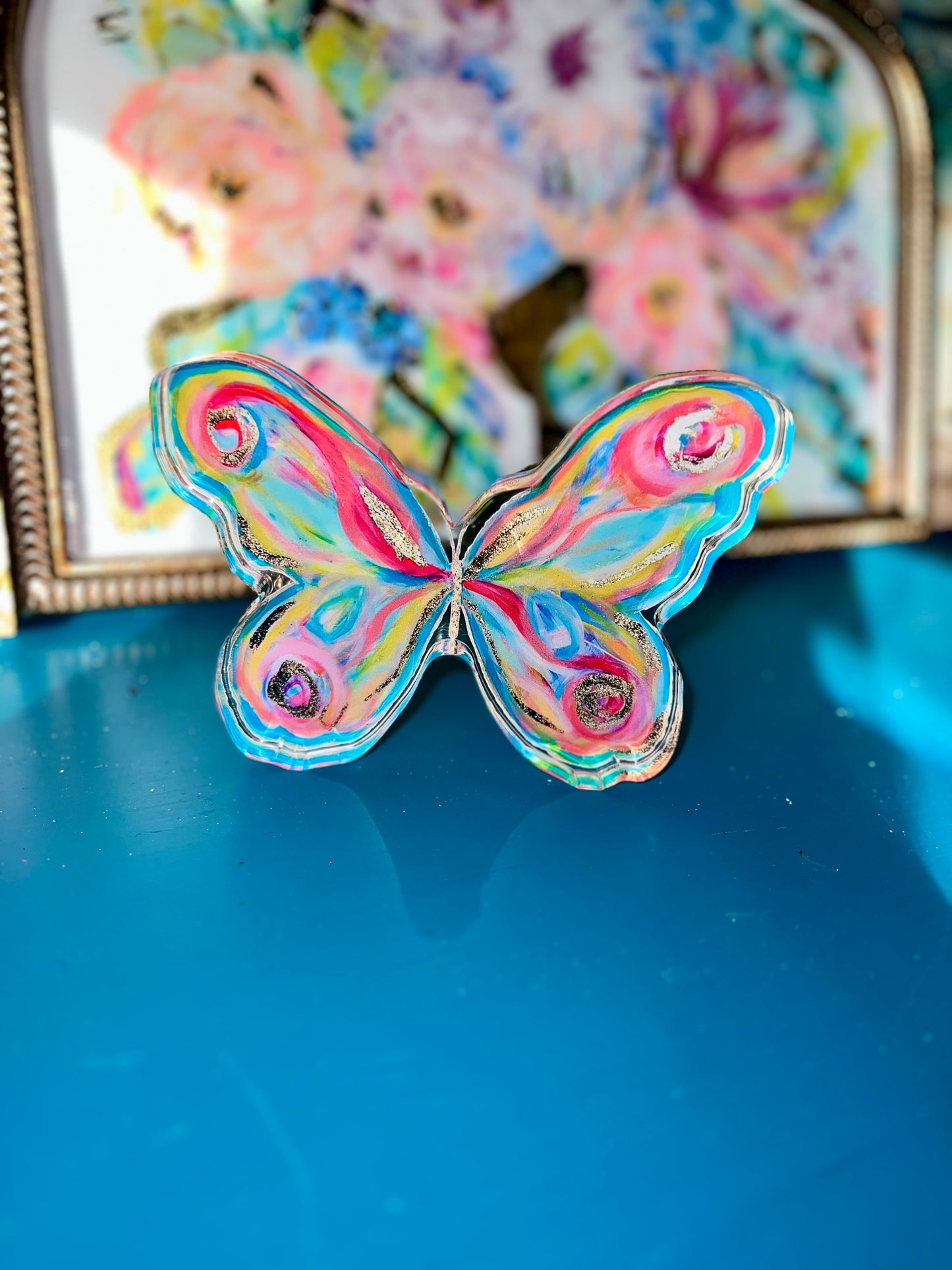 Acrylic Butterfly Block