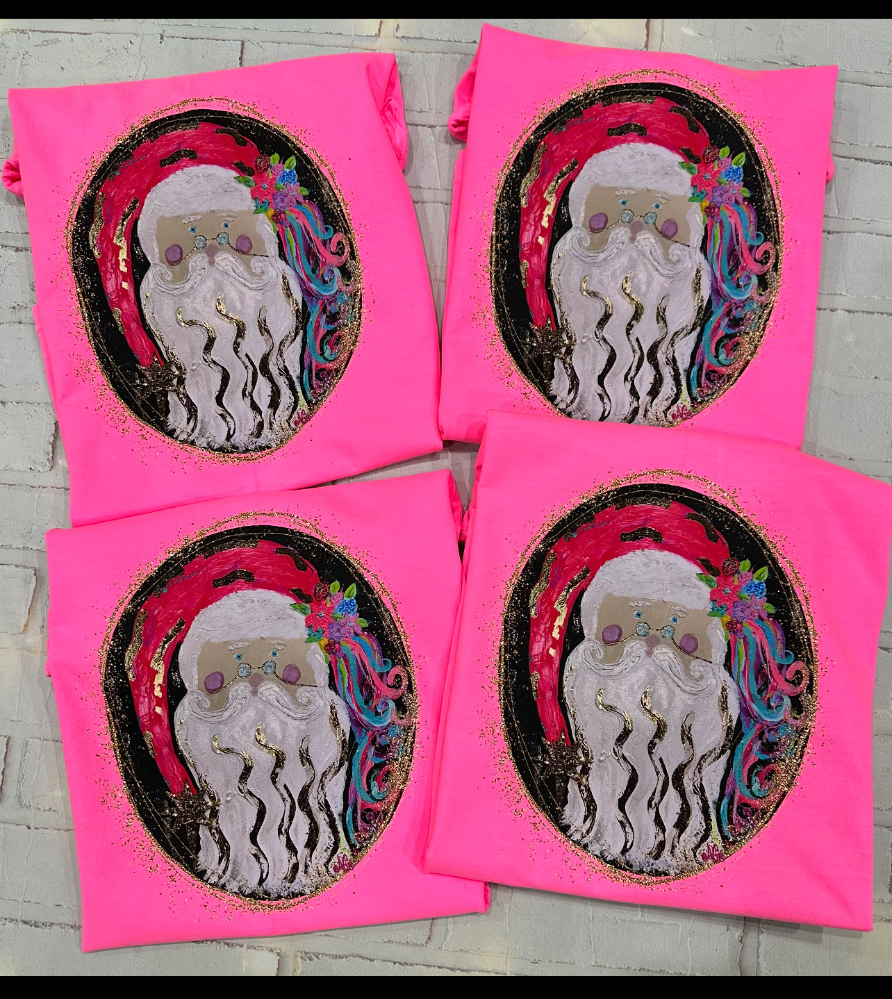 Exclusive neon Santa