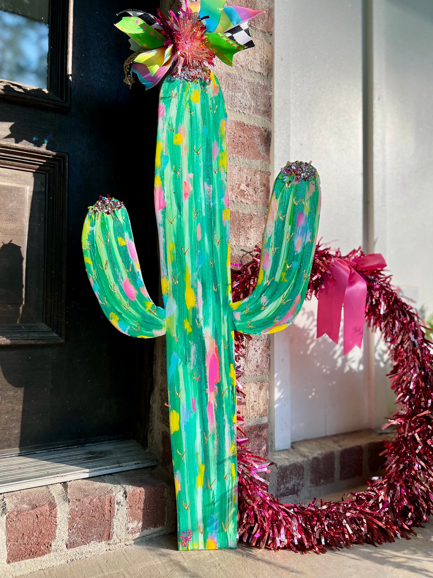 Cactus door hanger/leaner