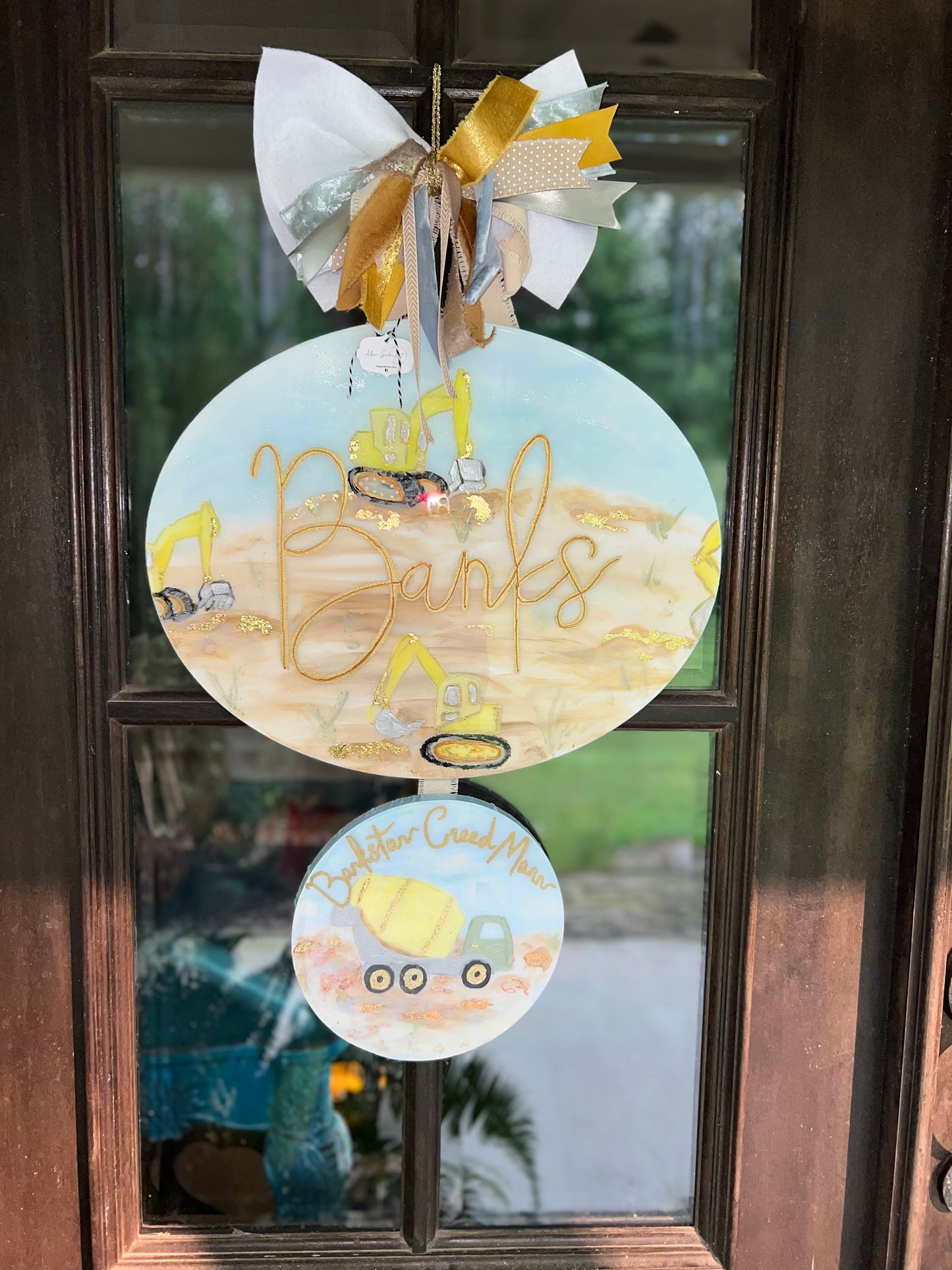 Hospital door hanger