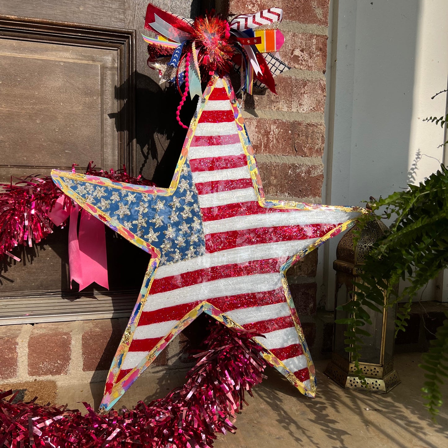 Stars and Stripes door hanger