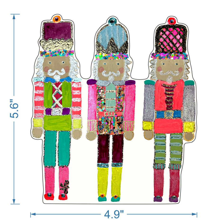 Acrylic Nutcracker Trio