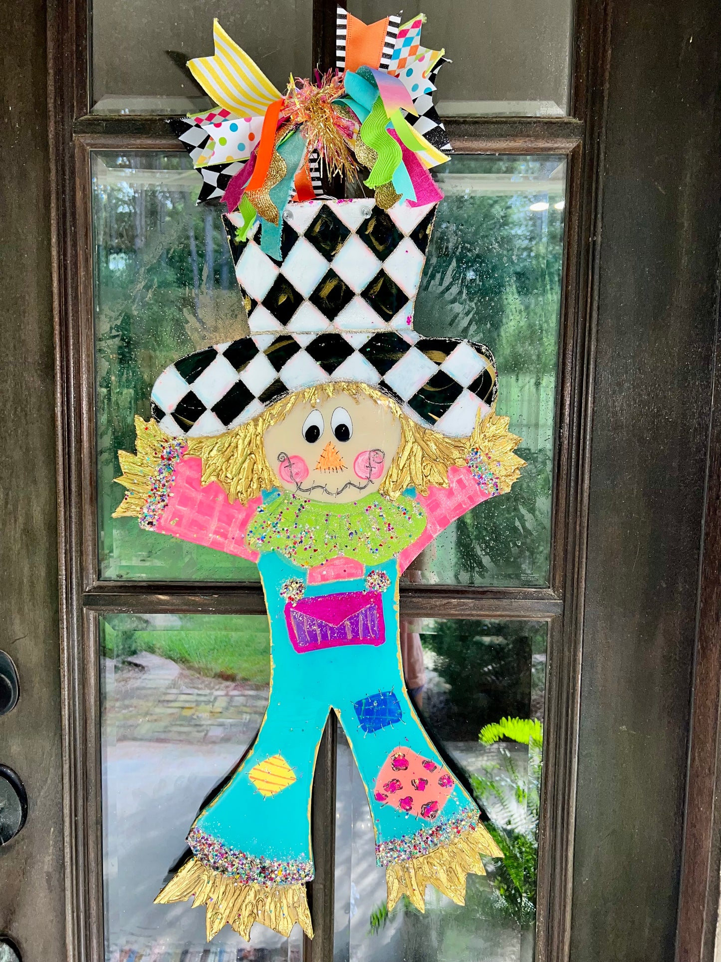 Sparkly Scarecrow DoorHanger