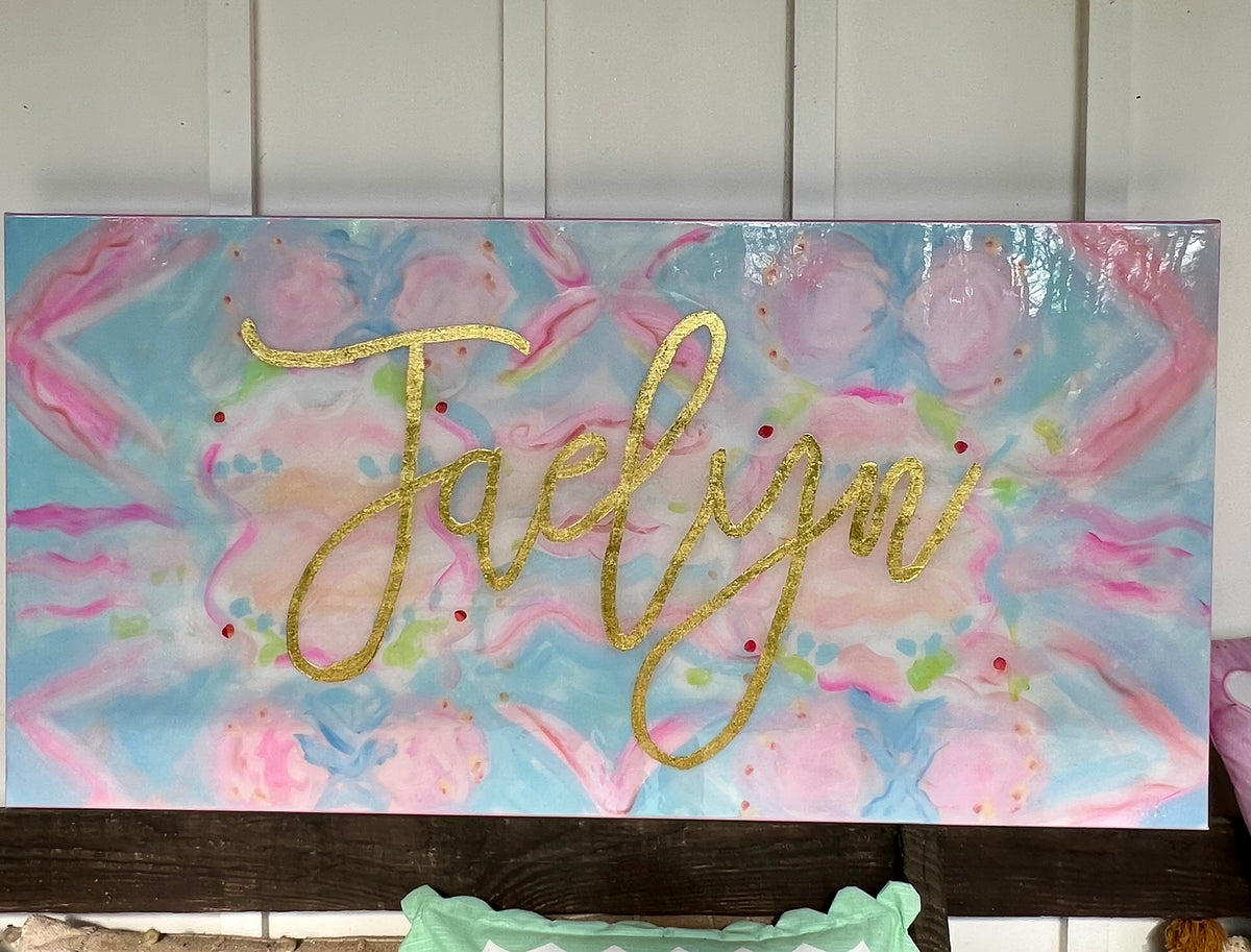 Custom Name Painting