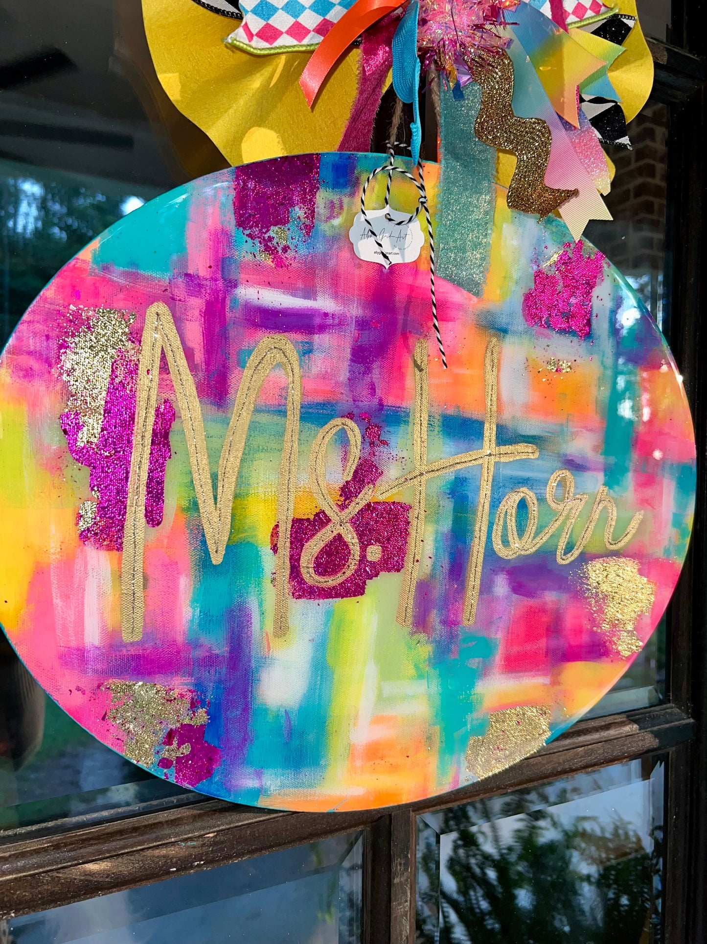 Custom Oval Door Hanger