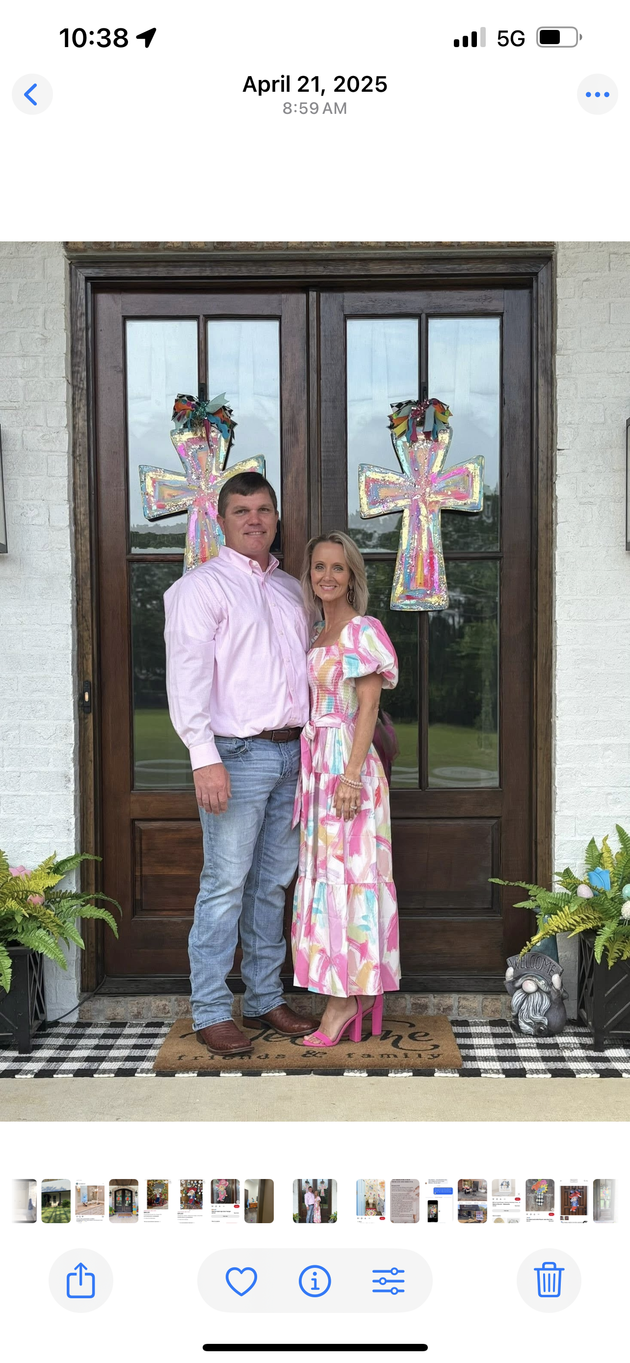 Whimsy Cross door hanger