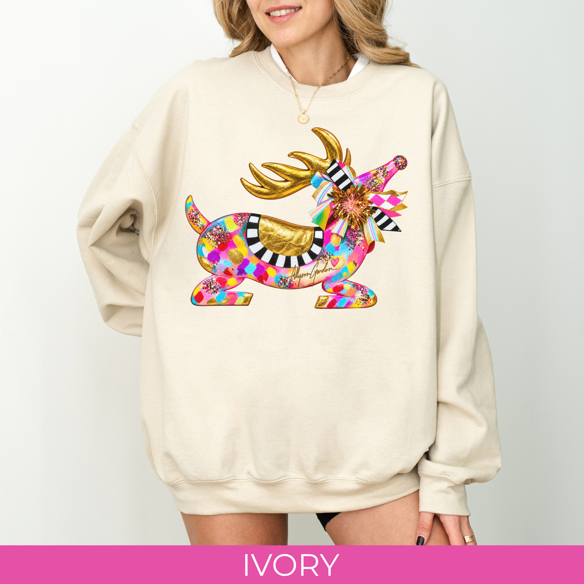 “Sparkle Reindeer” Sweatshirt