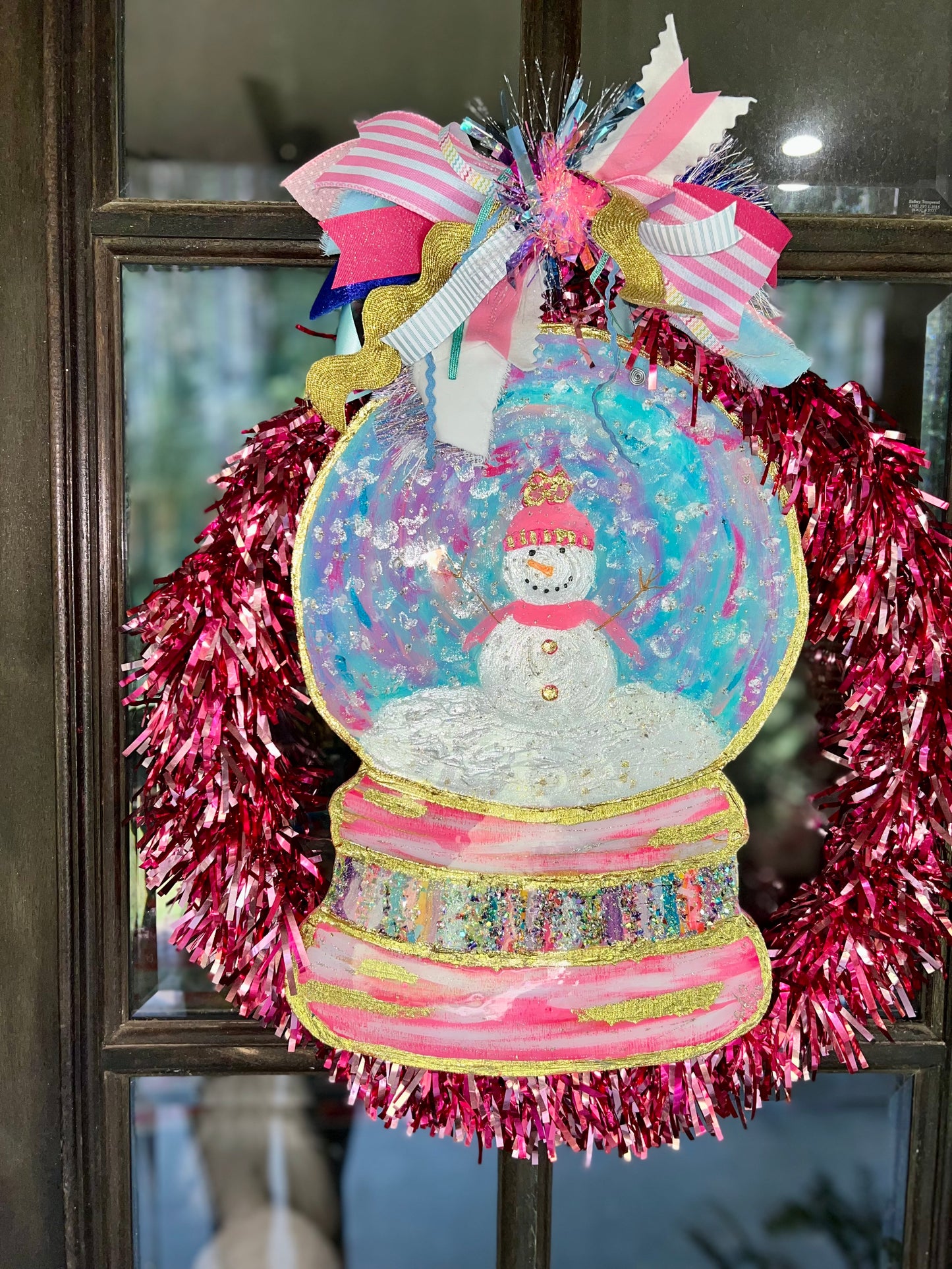 Snow Globe door hanger