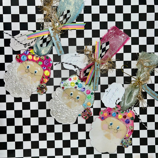 Santa ornaments