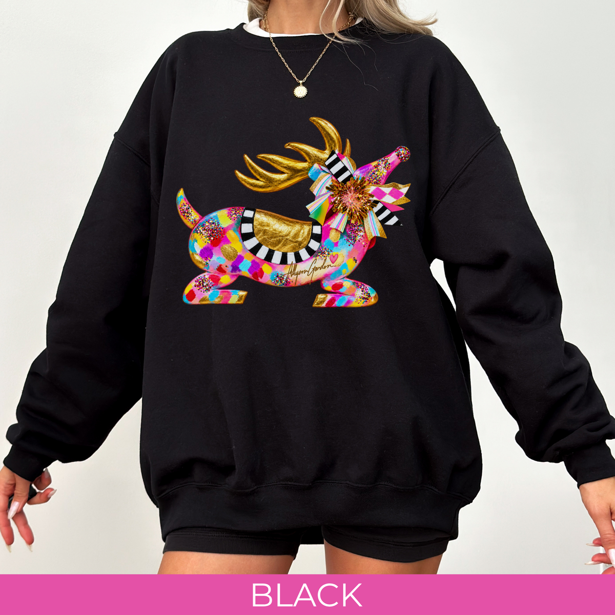 “Sparkle Reindeer” Sweatshirt