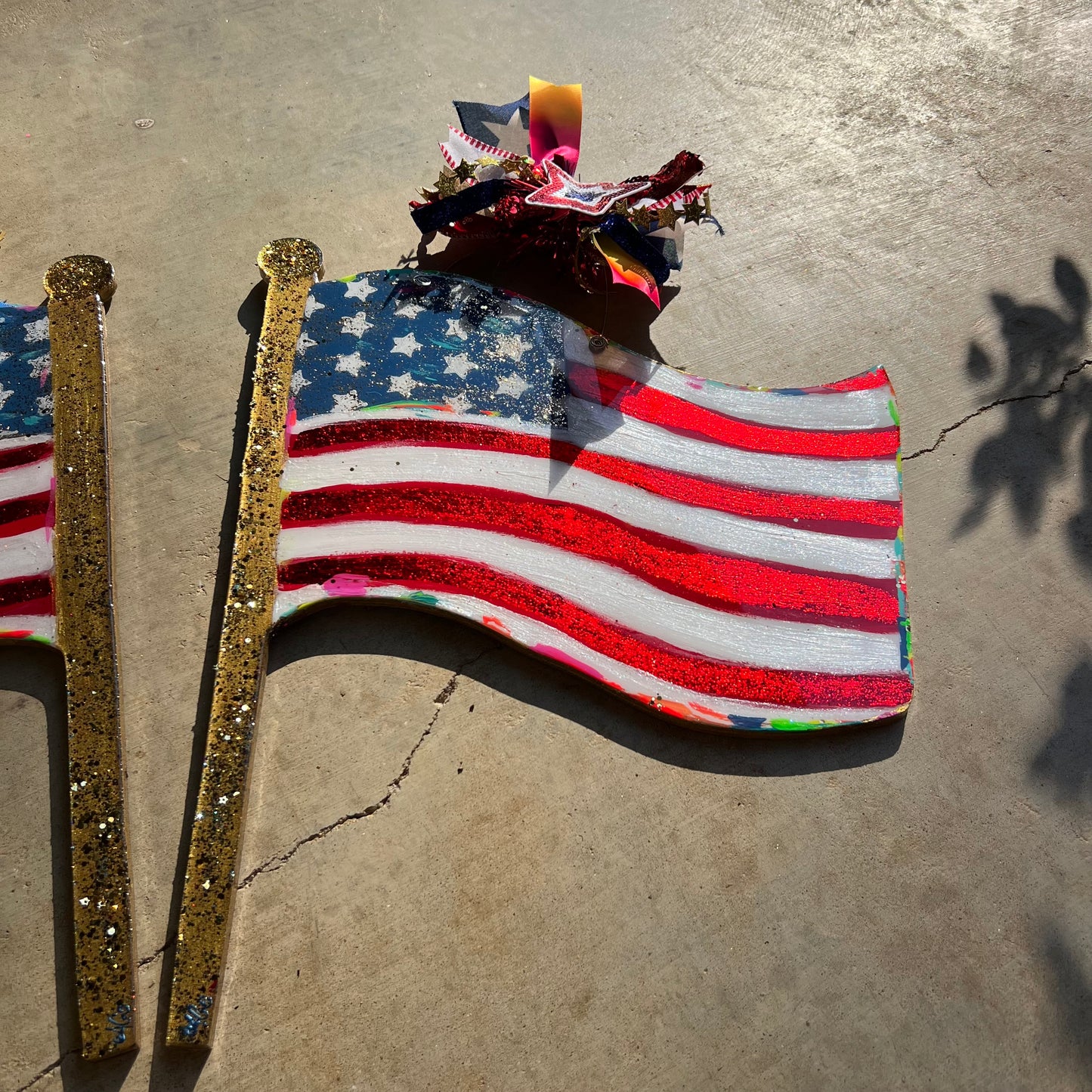 American flag door hanger