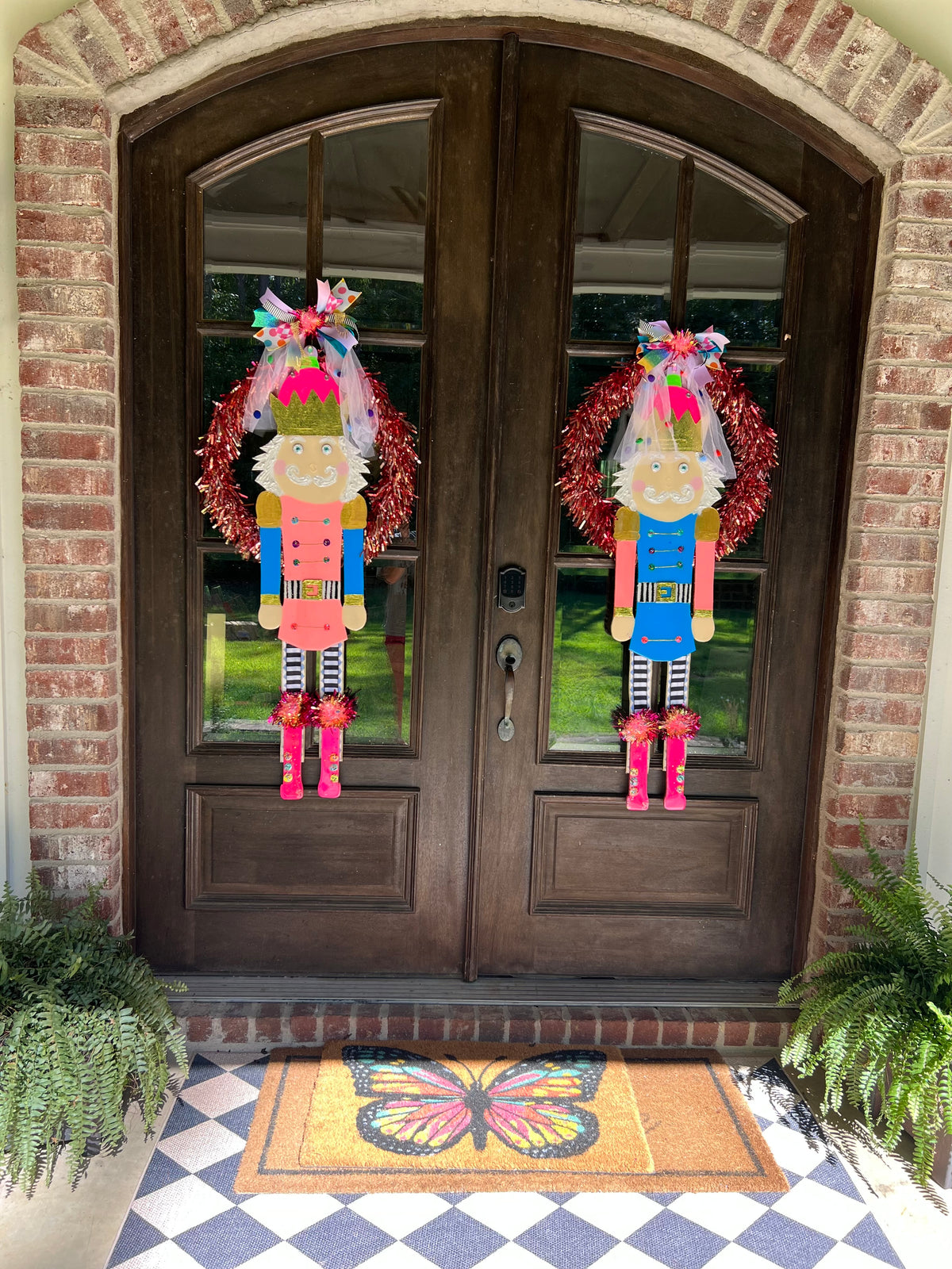Nutcracker Ribbon Legs Door Hanger