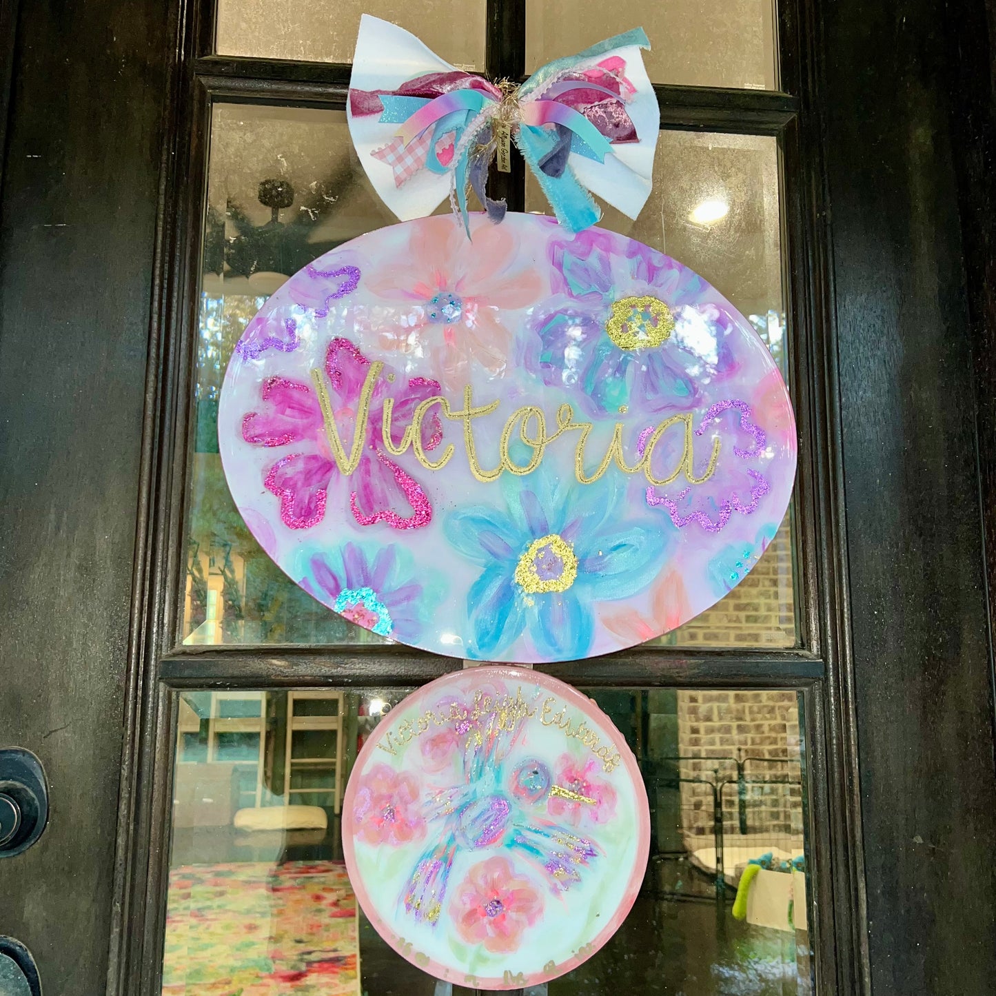 Hospital door hanger