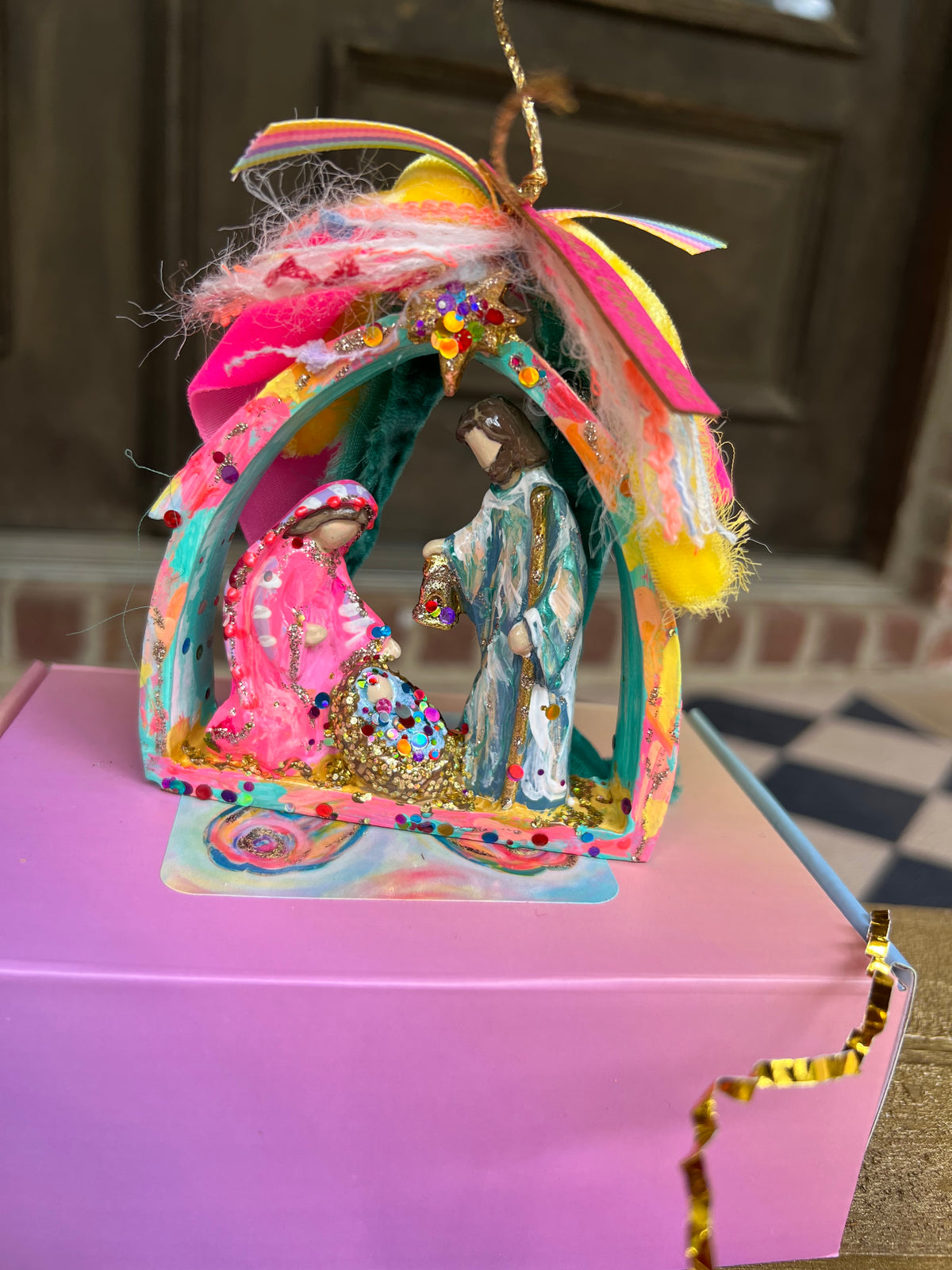 “Mary did you know” Christmas ornament art