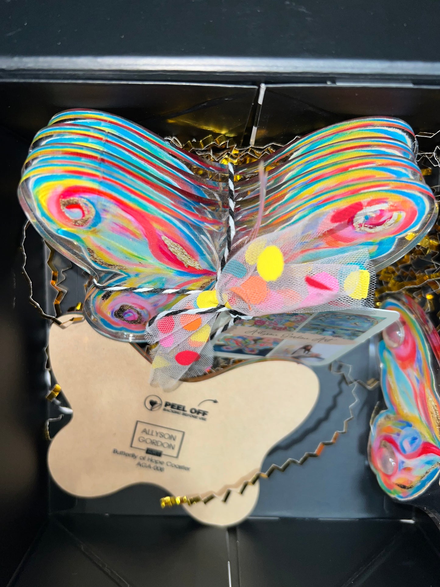 Acrylic Butterfly Coasters