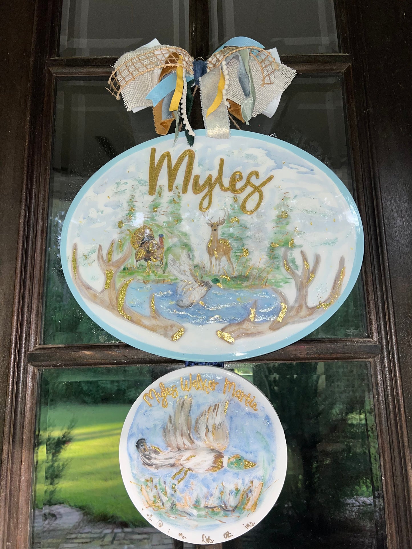 Hospital door hanger