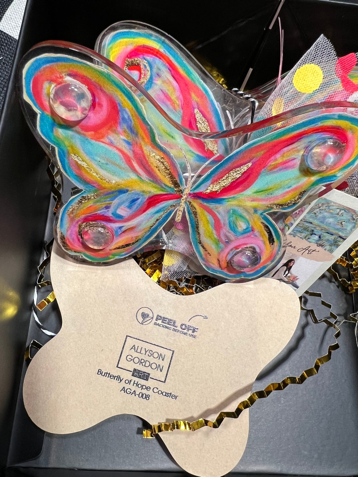 Acrylic Butterfly Coasters