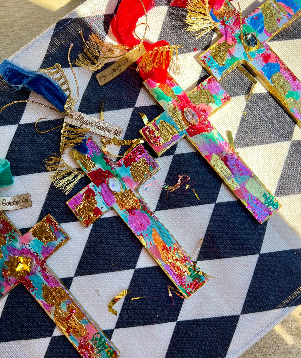 “A Thrill of Hope” Christmas Cross ornament