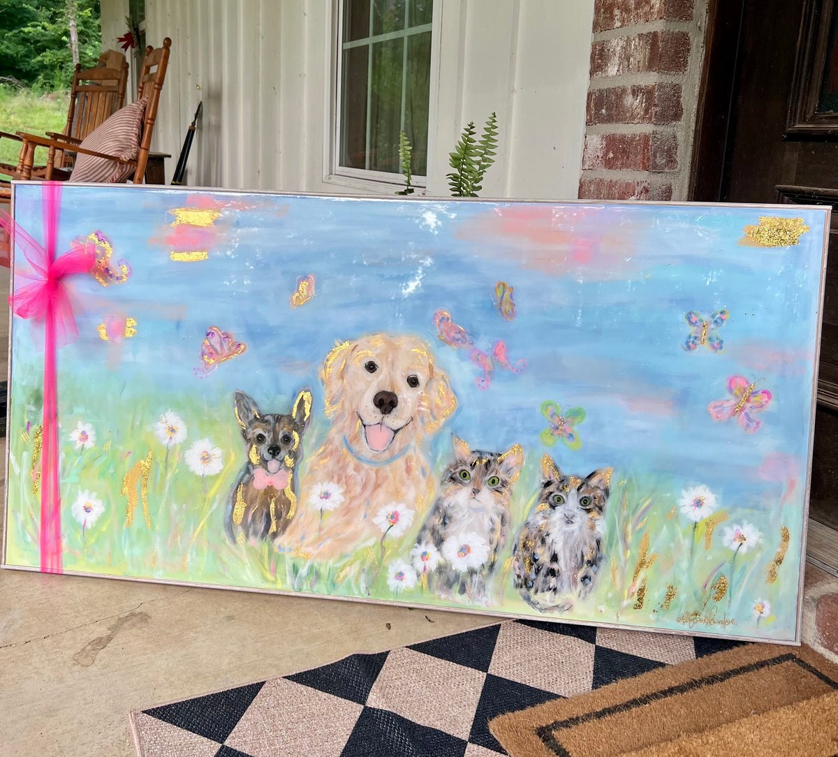 Custom Pet Canvas Painting