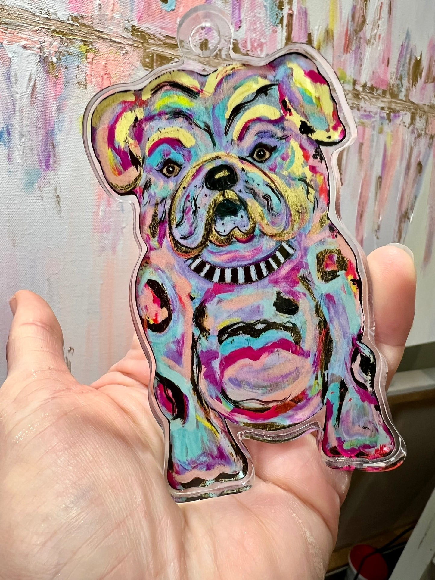 Acrylic Bully ornament