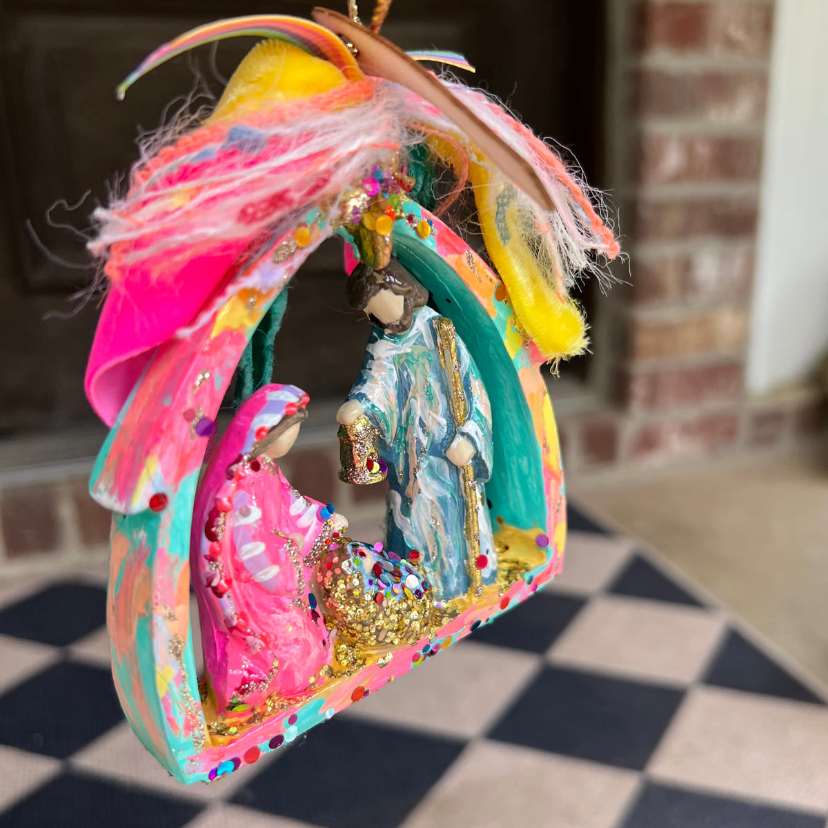 “Mary did you know” Christmas ornament art