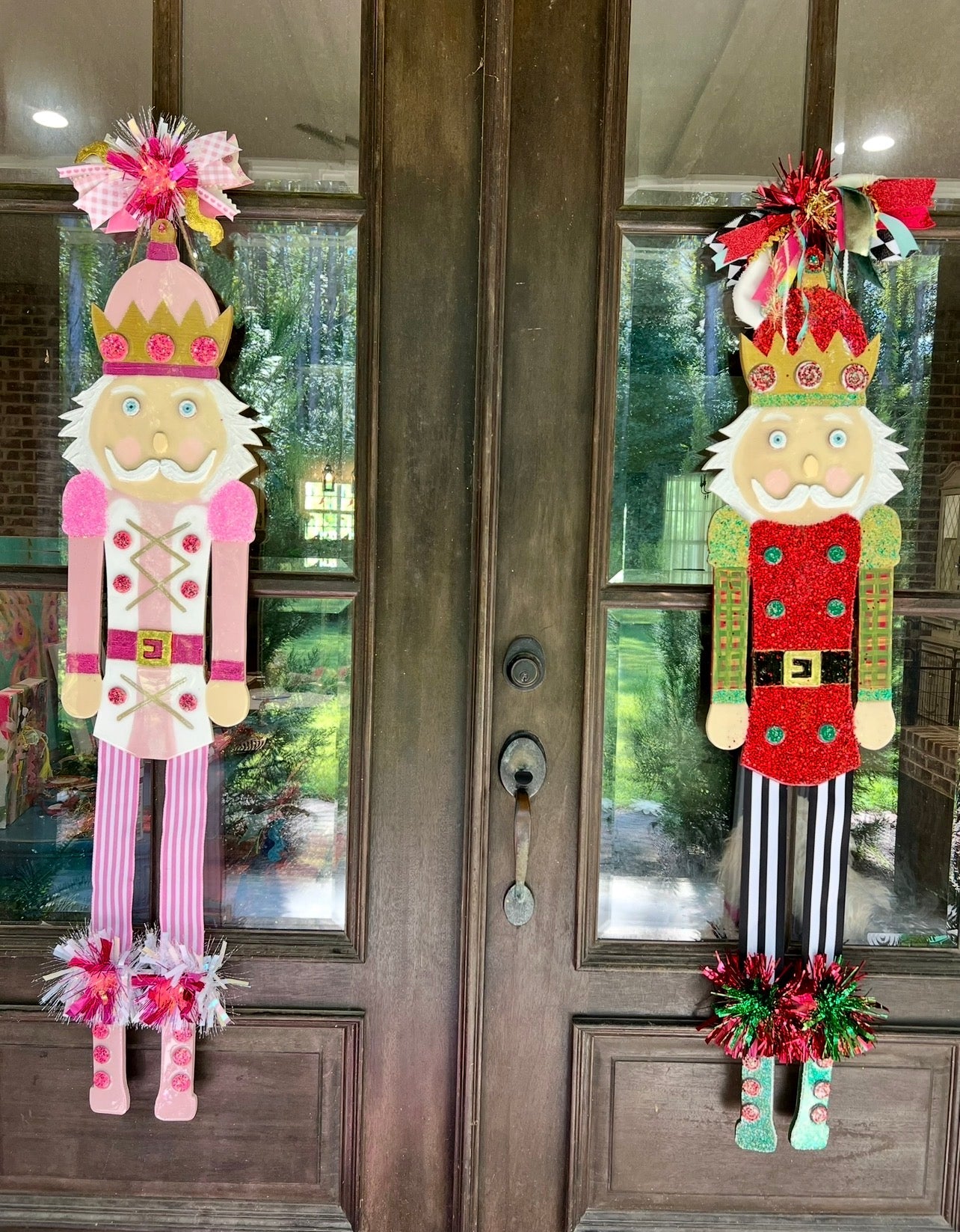 Nutcracker Ribbon Legs Door Hanger