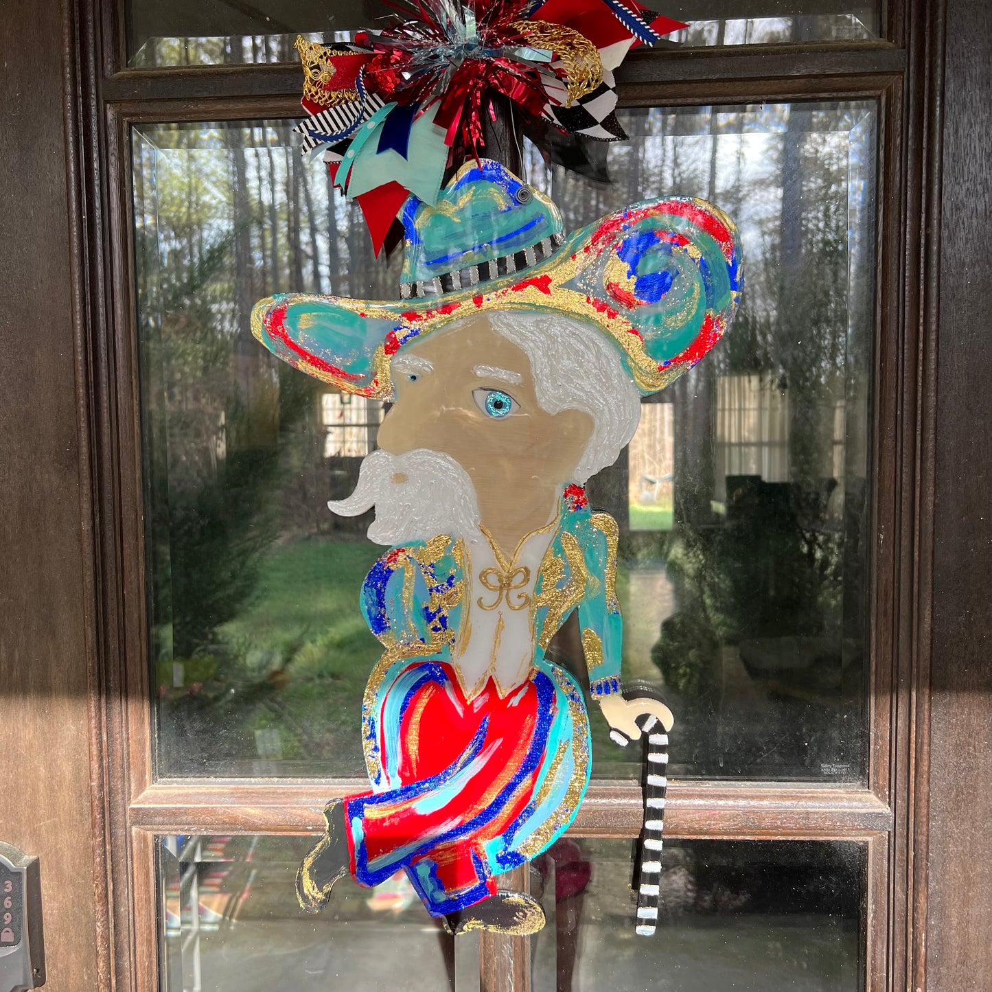 Reb door hanger
