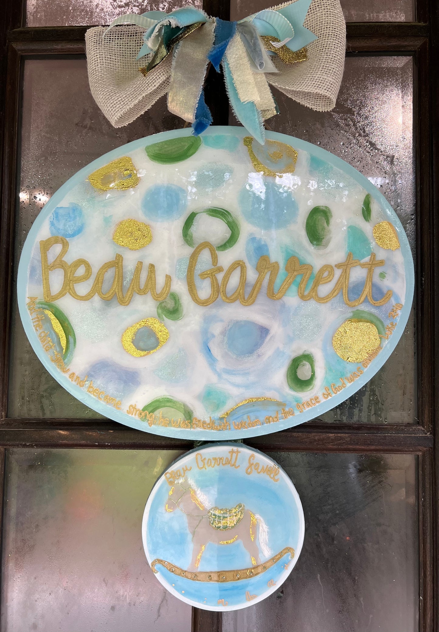 Hospital door hanger