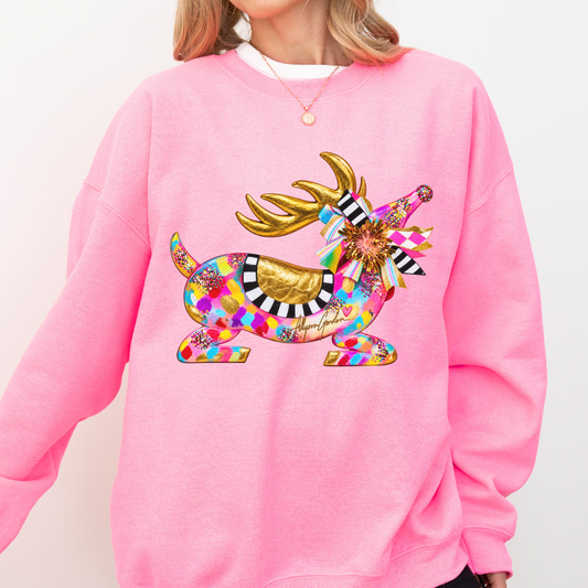 “Sparkle Reindeer” Sweatshirt
