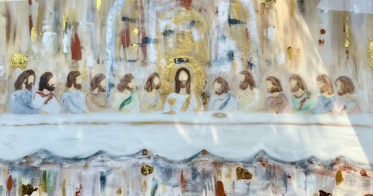 The Last Supper with a Little Sparkle