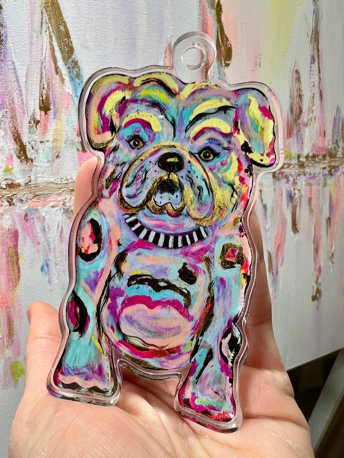 Acrylic Bully ornament