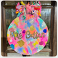 Custom Circle Door Hanger