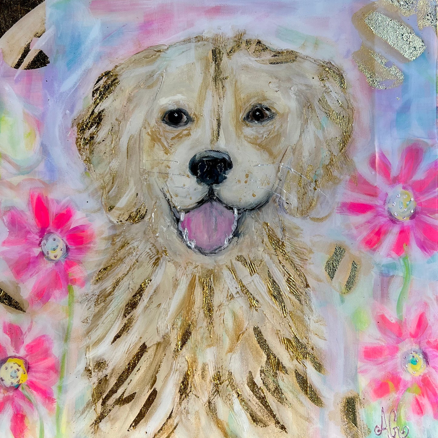 Custom Pet Canvas Painting