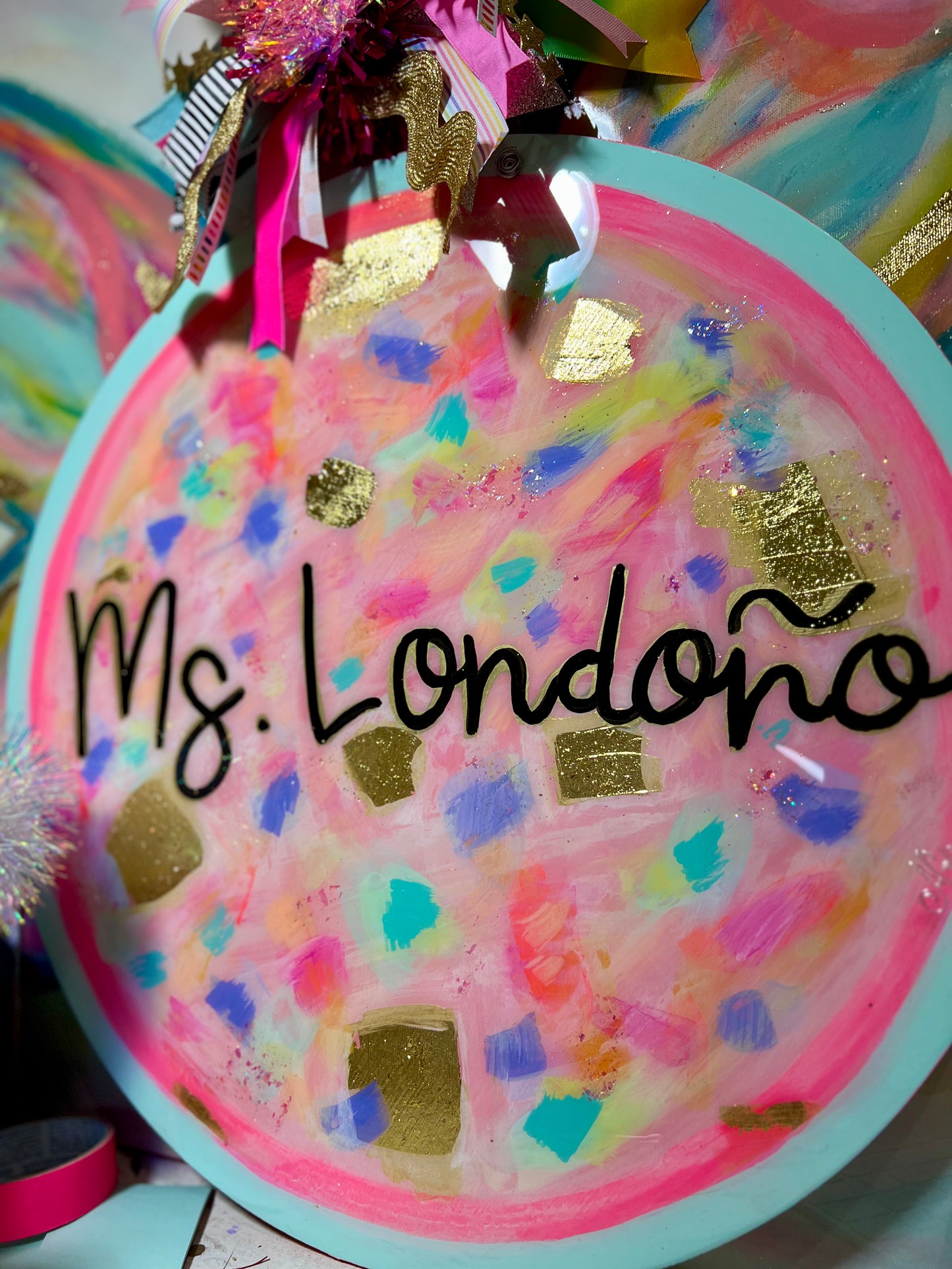 Custom Circle Door Hanger