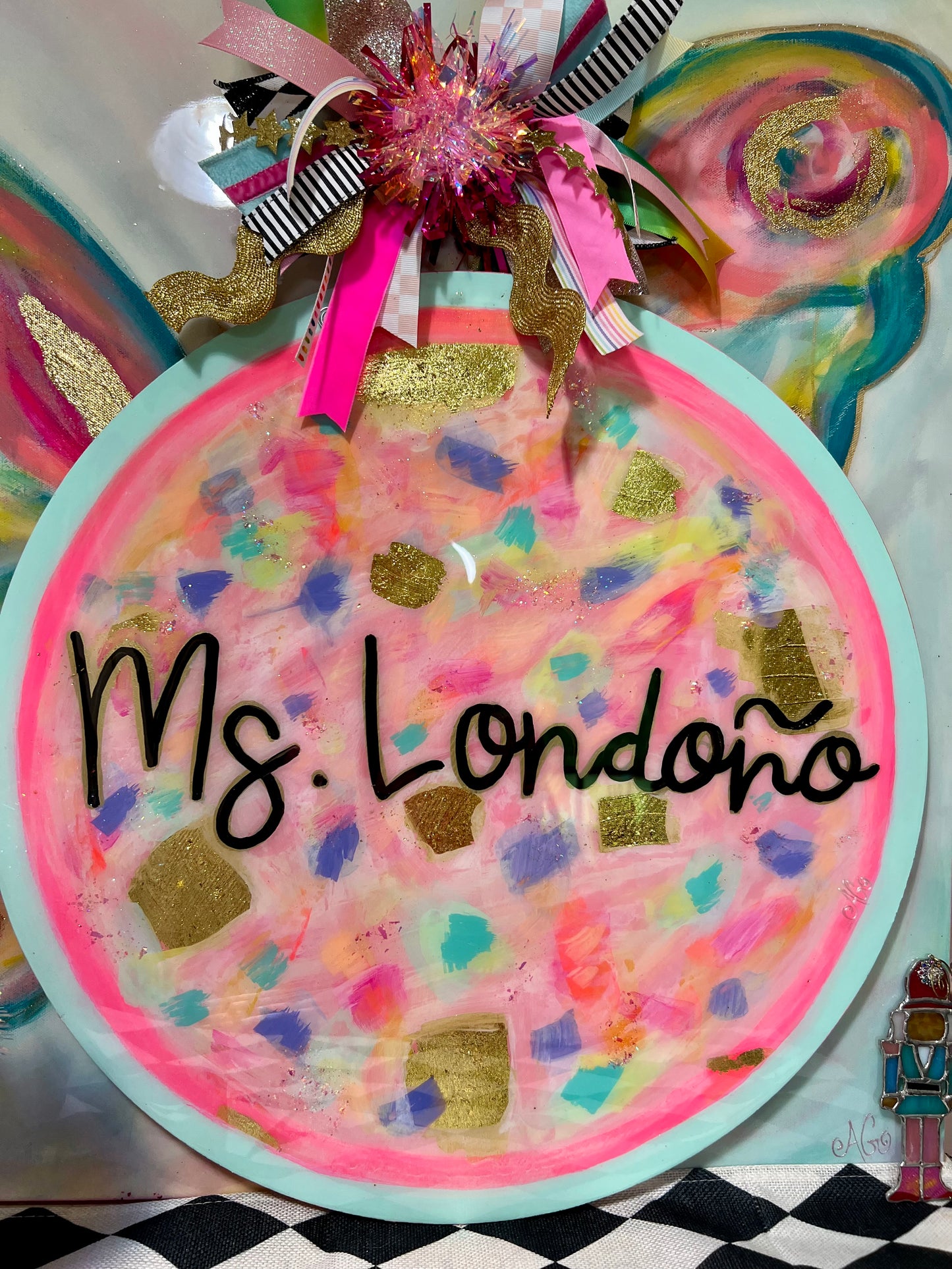 Custom Circle Door Hanger
