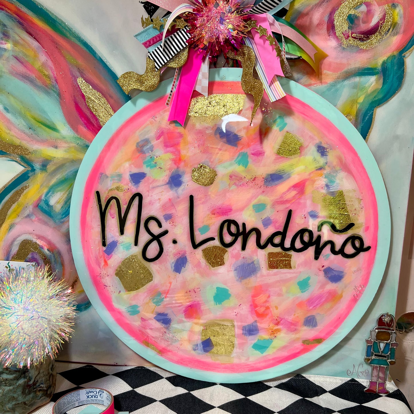 Custom Circle Door Hanger